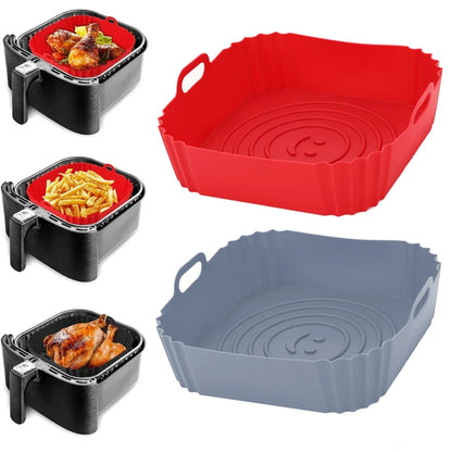 Reusable Silicone  Airfryer And Oven Pan Liner